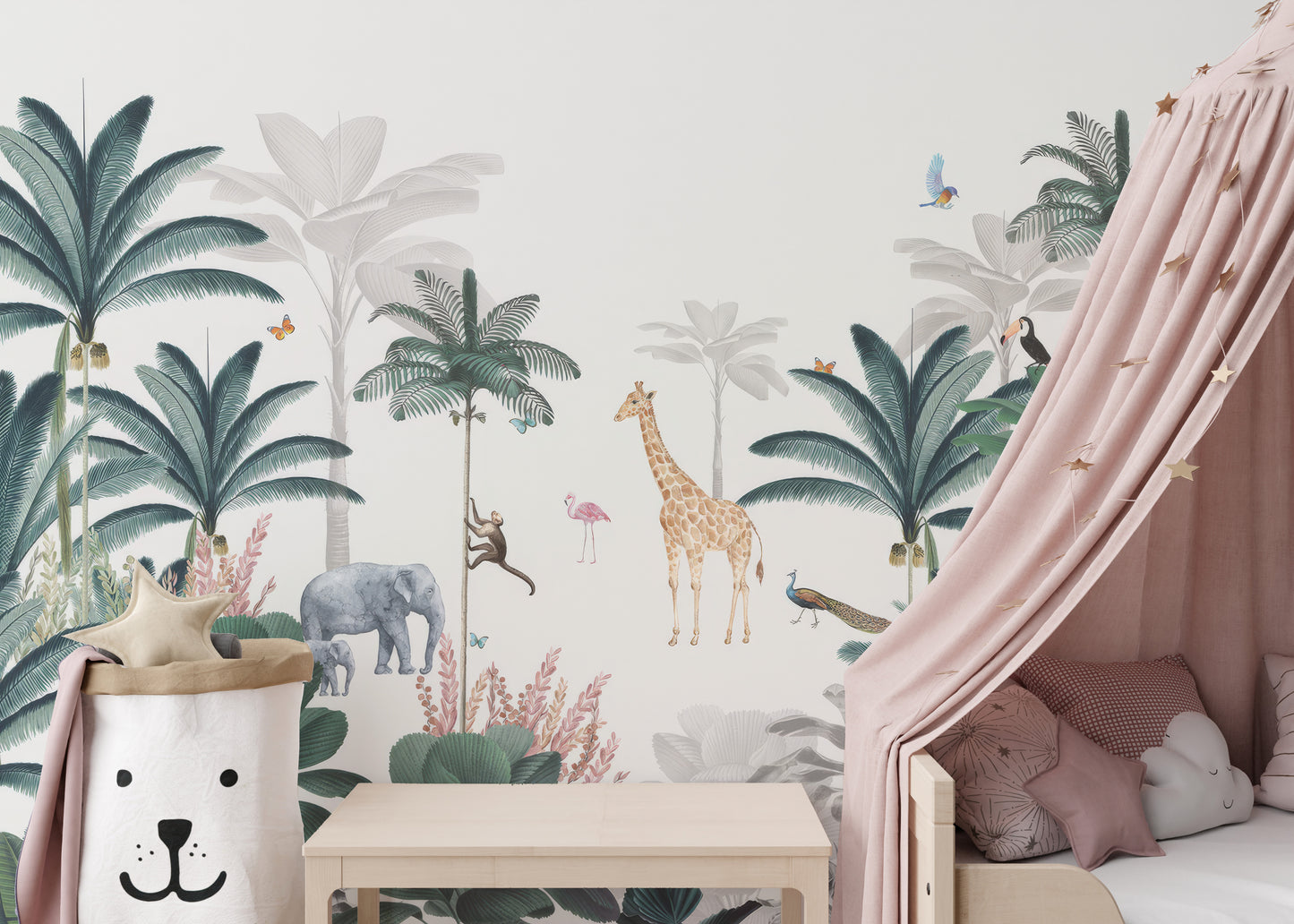 Tropical Safari Wall Mural