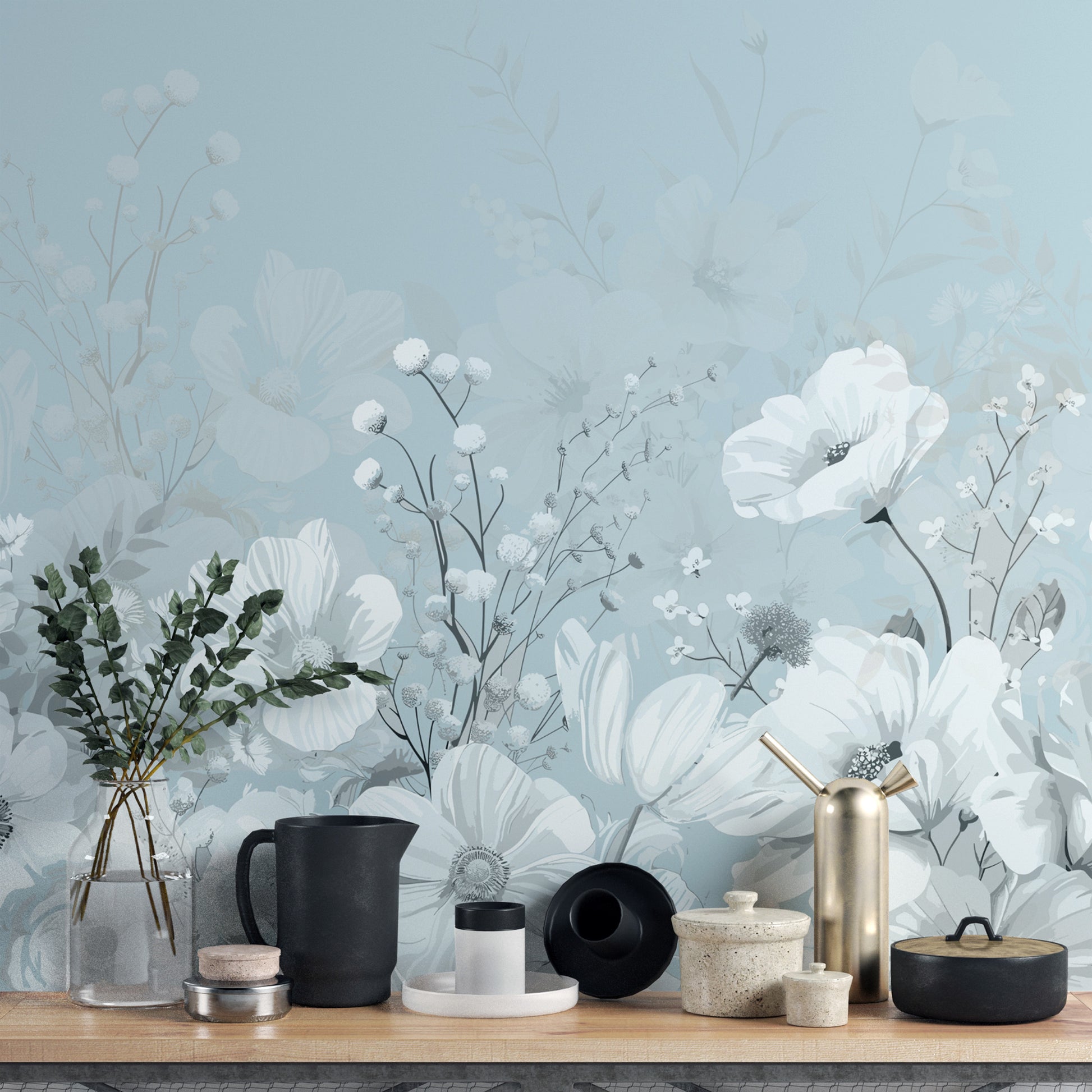 Timeless Blue Floral Design for Home Interiors
