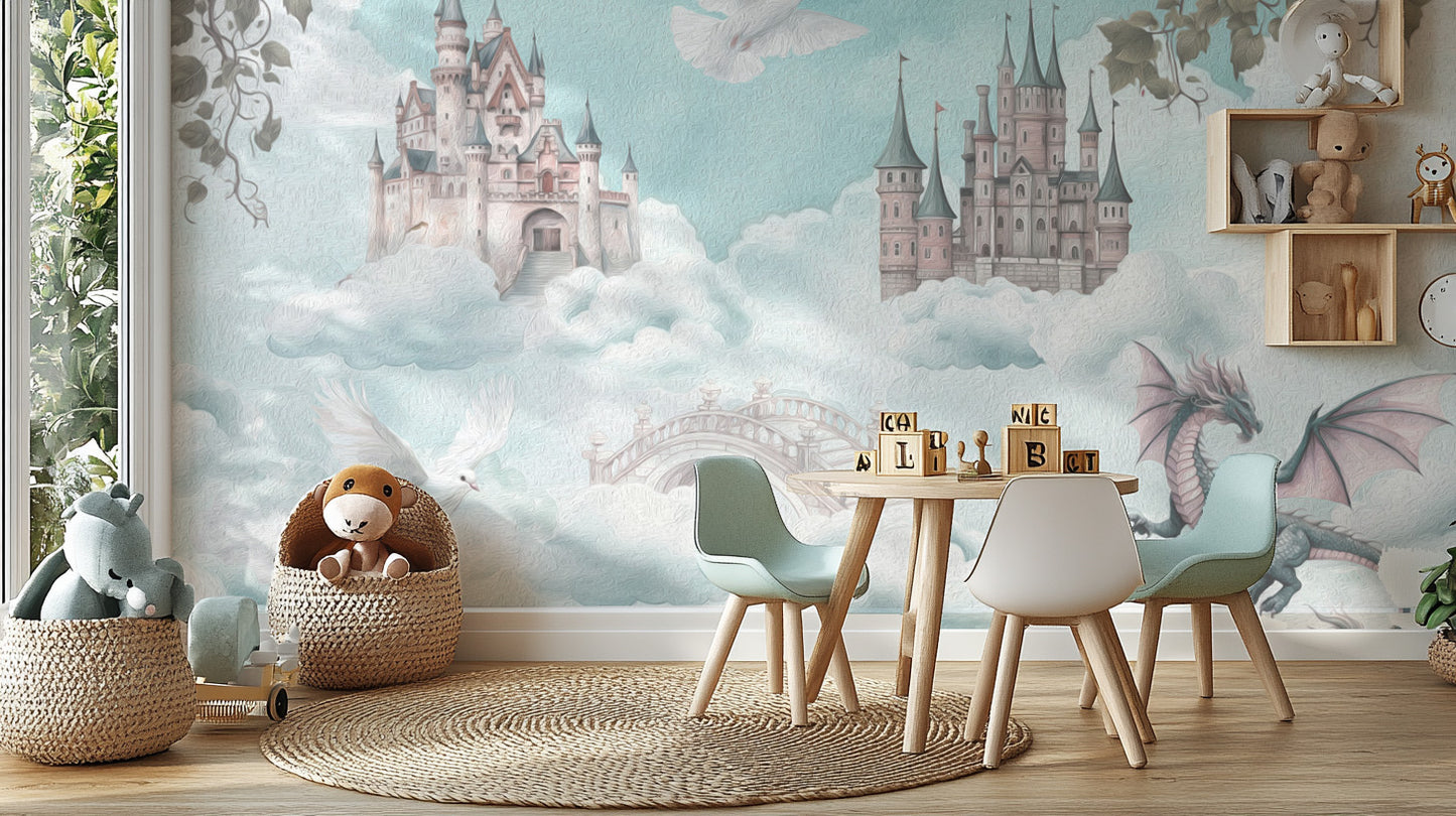 Dragon wallpaper for walls with mystical charm
