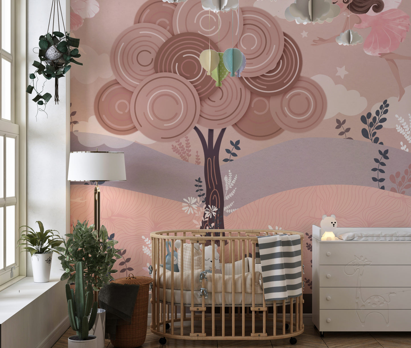 Magical fairyland wallpaper with whimsical fantasy theme
