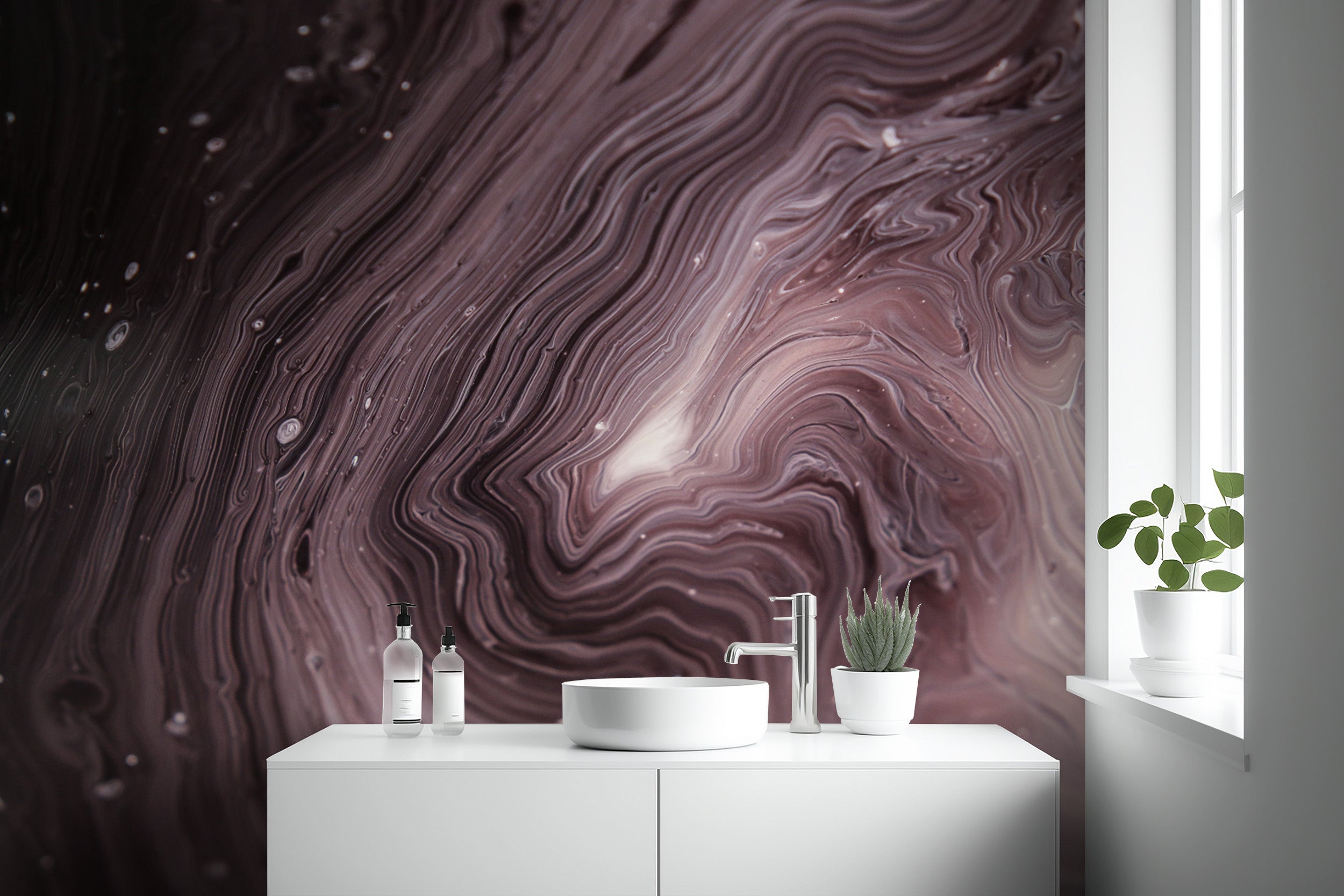 Glossy abstract marble wallpaper design
