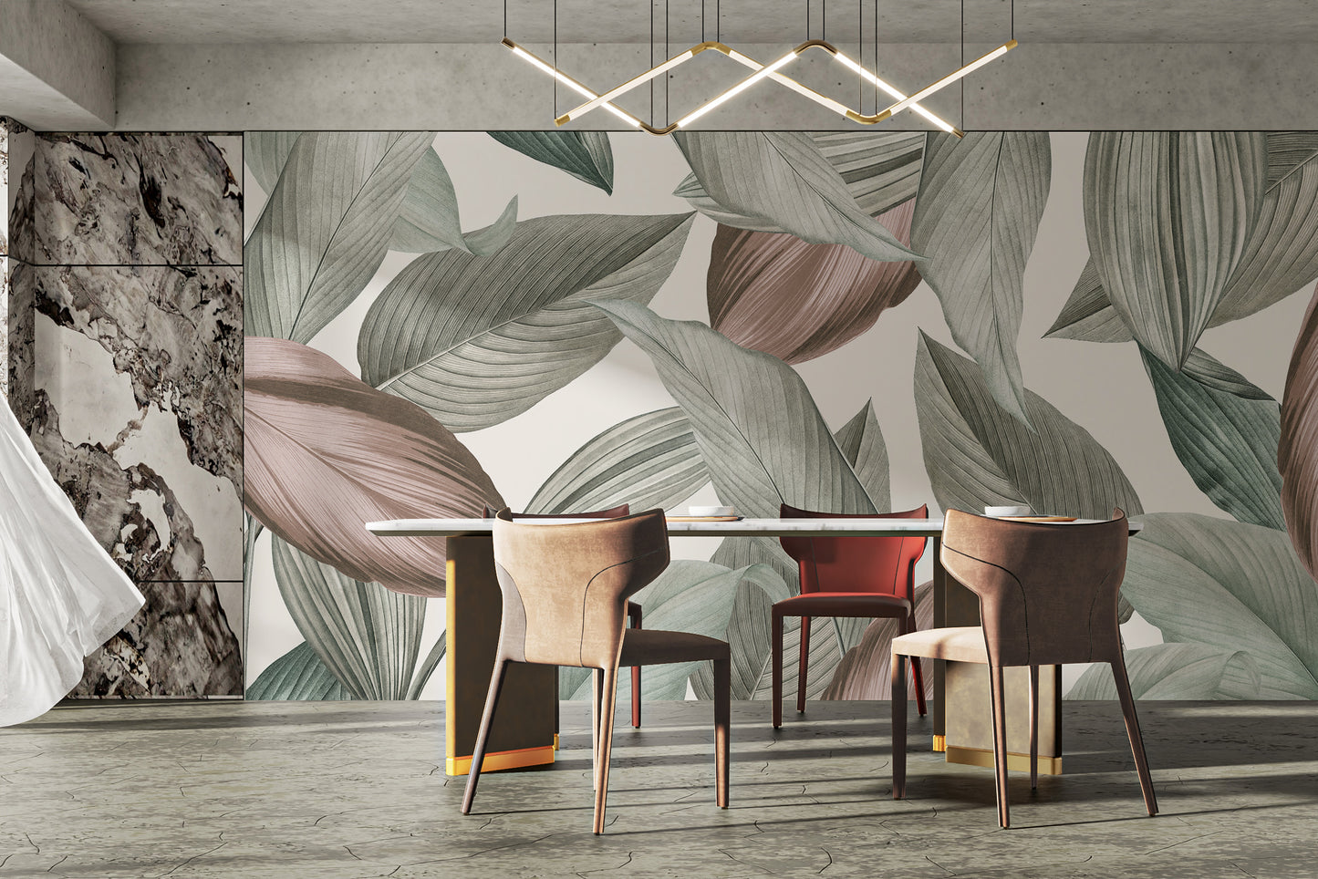 Whispering Leaves Wallpaper Mural