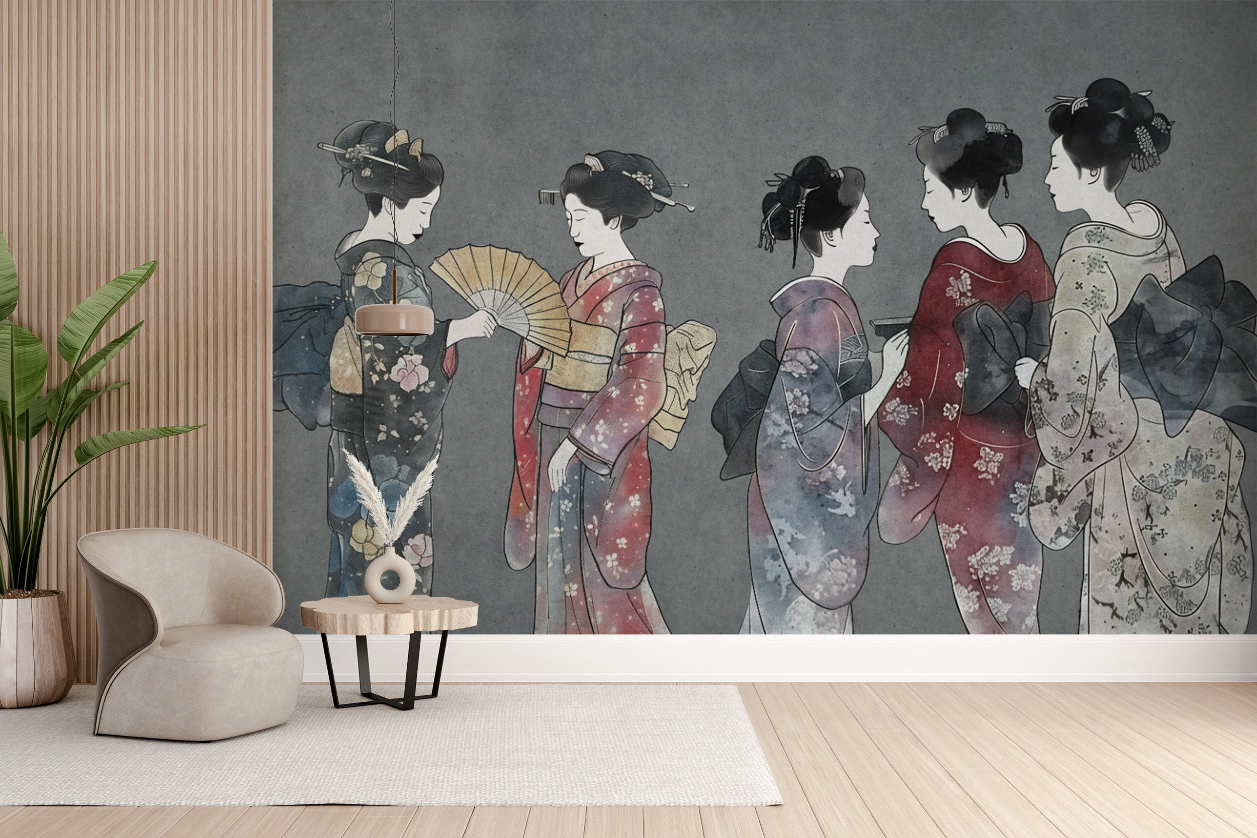 Soft whispers of silk in a traditional kimono design
