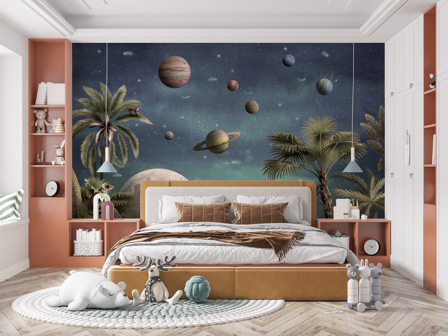 Pretty Planets Wallpaper Wall Murals