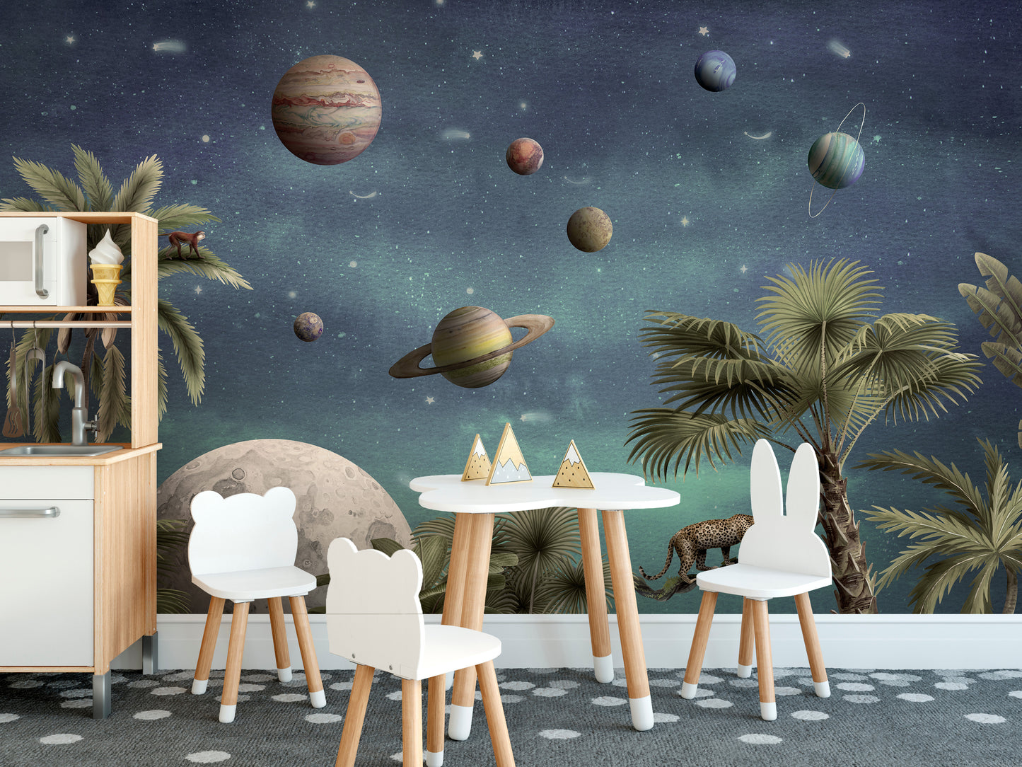 Pretty Planets Wallpaper Wall Murals