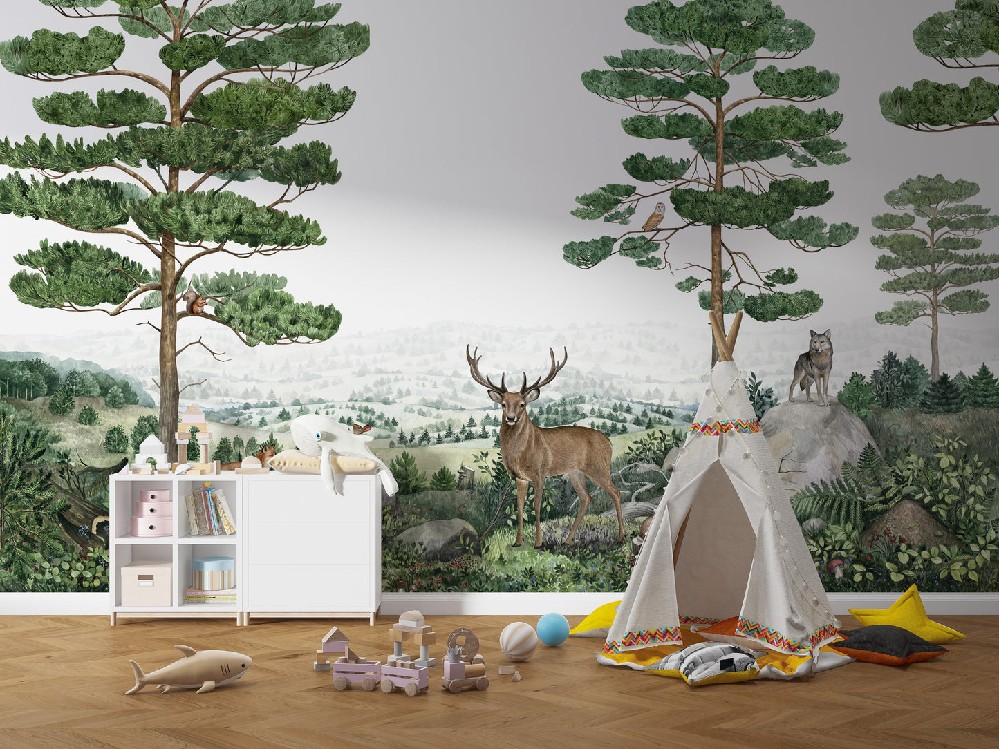 Forest Vista Peel and Stick Wallpaper Murals