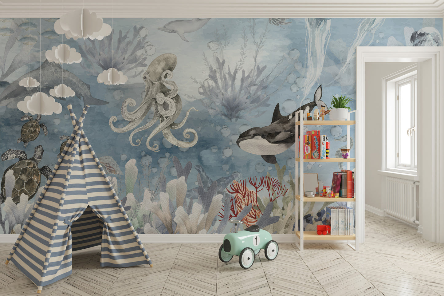 Oceanic Fantasy Wallpaper Mural
