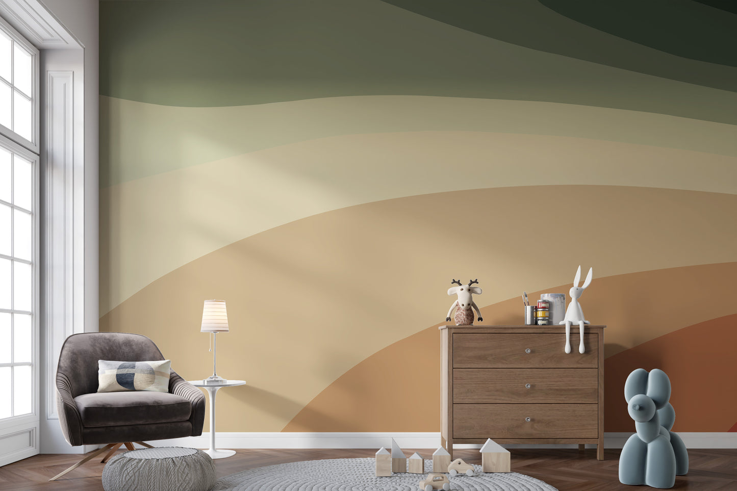 Heatwave Color Wall Mural
