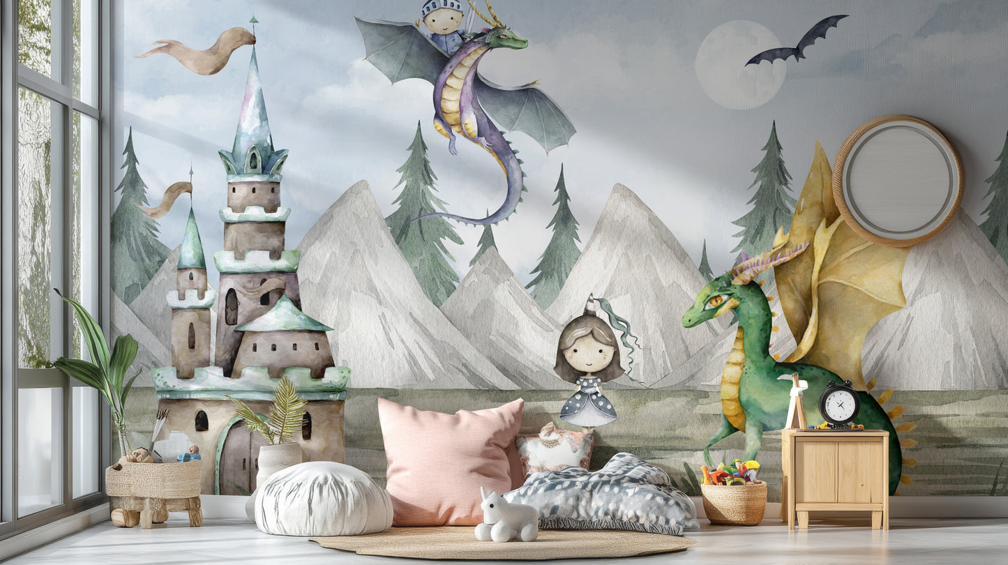 Magical Kingdom Kids Room Wall Mural