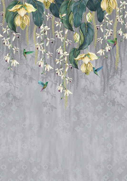 Lush Orchid Drizzle Wallpaper Murals