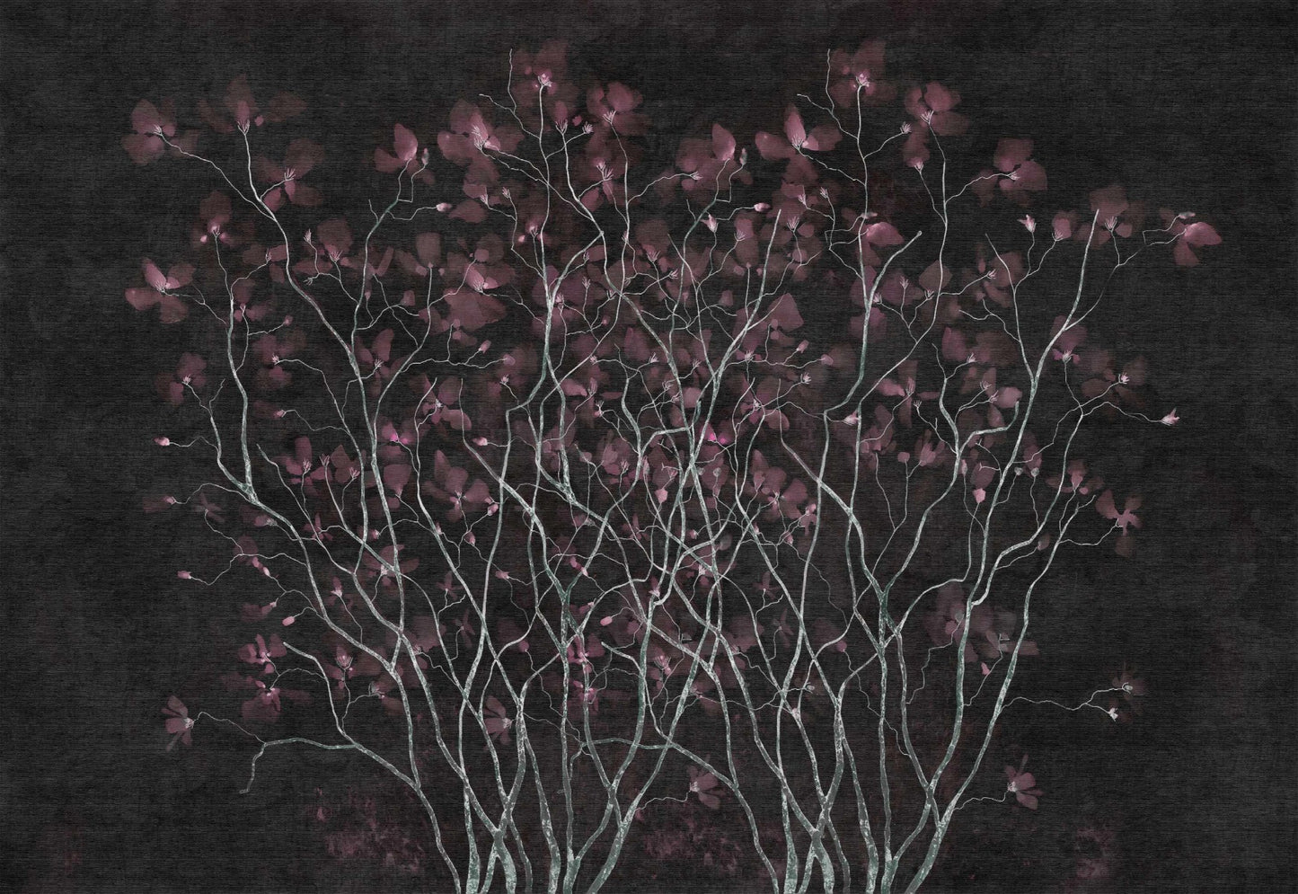 Nightshade Floral Illusion Wall Mural