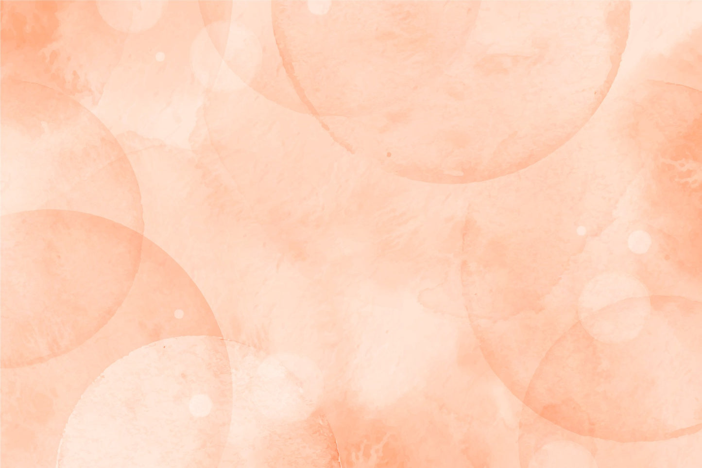 Watercolor Peach Fuzz Wallpaper Mural