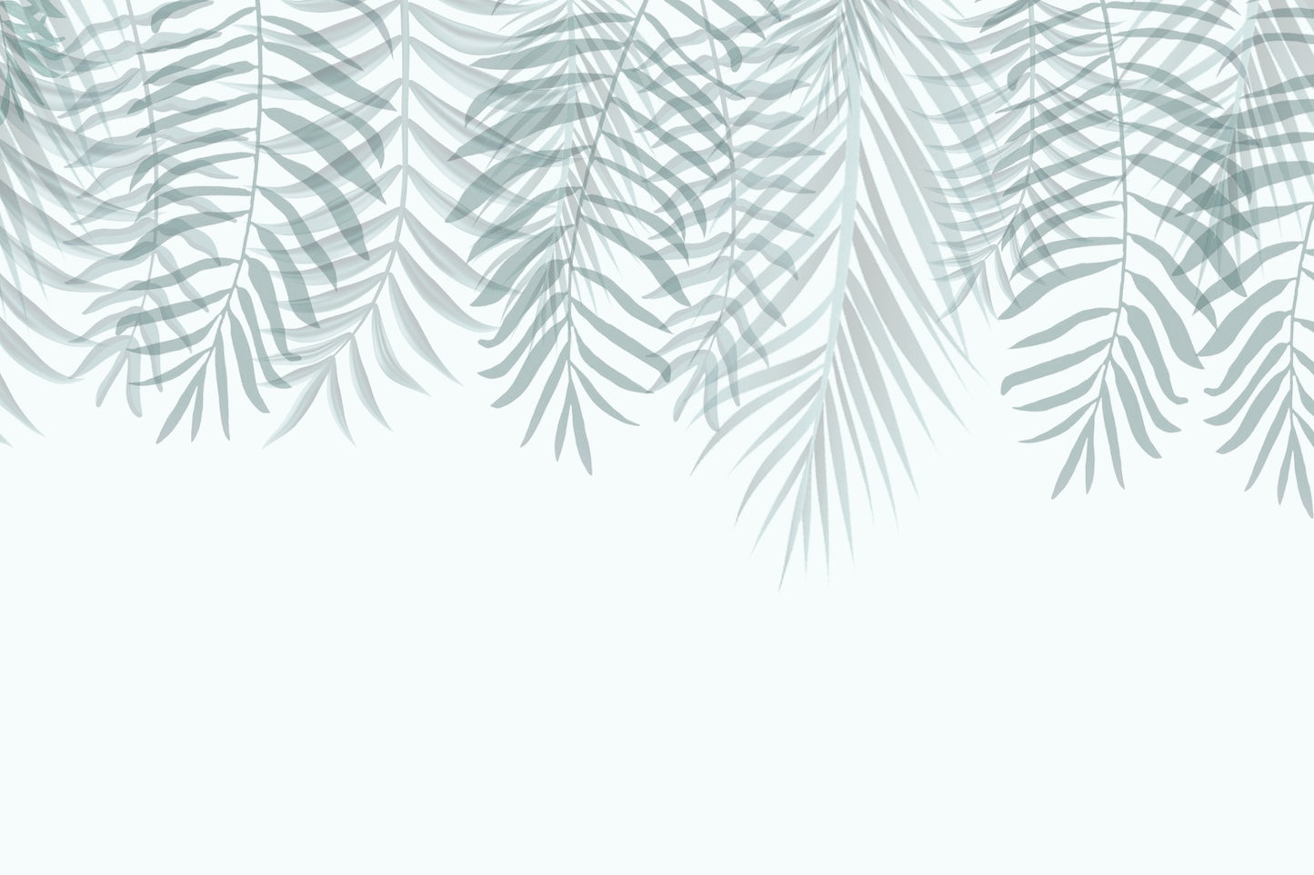 Arctic Palm Whisper Wallpaper Mural