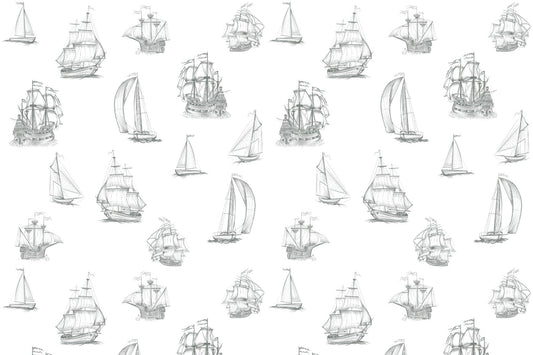 Old World Sailing Wallpaper Mural