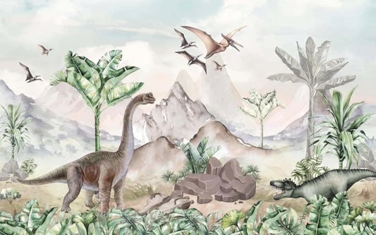 Cretaceous Chronicles Wall Mural