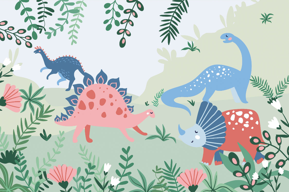 Kids Dinosaur Wallpaper Mural