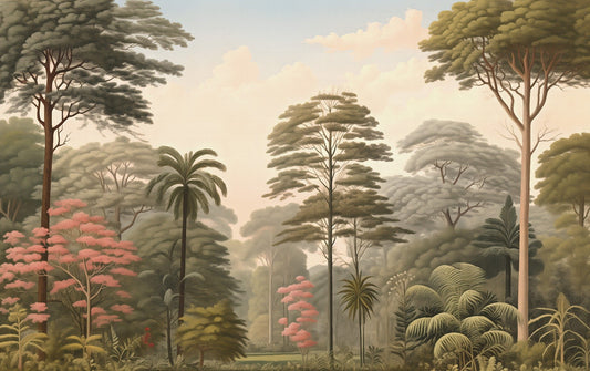 Exotic Arboretum Wallpaper Mural