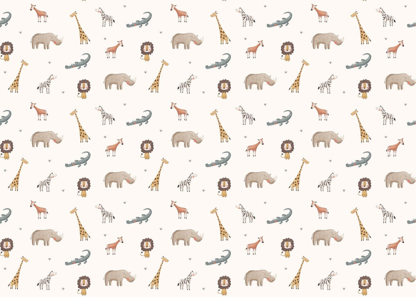 Jungle Safari Animals Wallpaper For Walls - Giffywalls