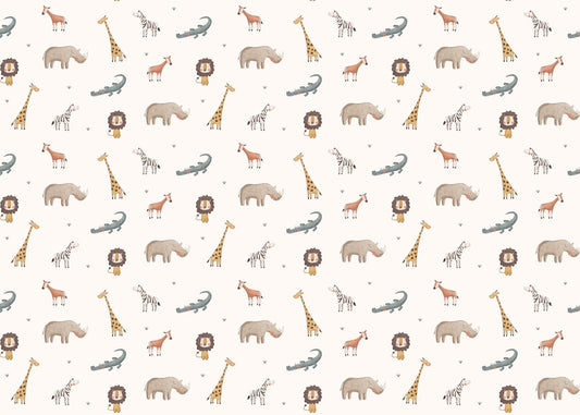 Jungle Safari Animals Wallpaper For Walls