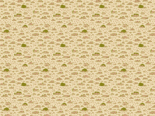 Nature Walk Brown Wallpaper for Walls