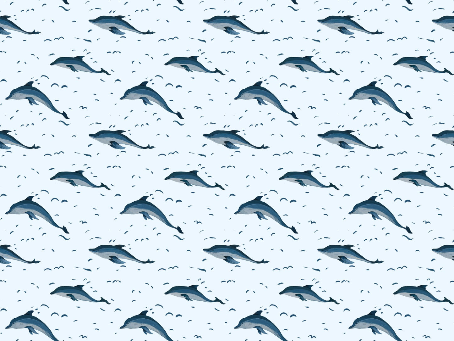 Dolphins in The Sea Wallpaper