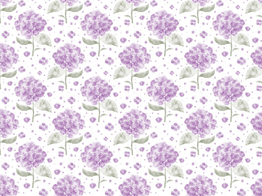 Purple Hydrangea in The Air Wallpaper