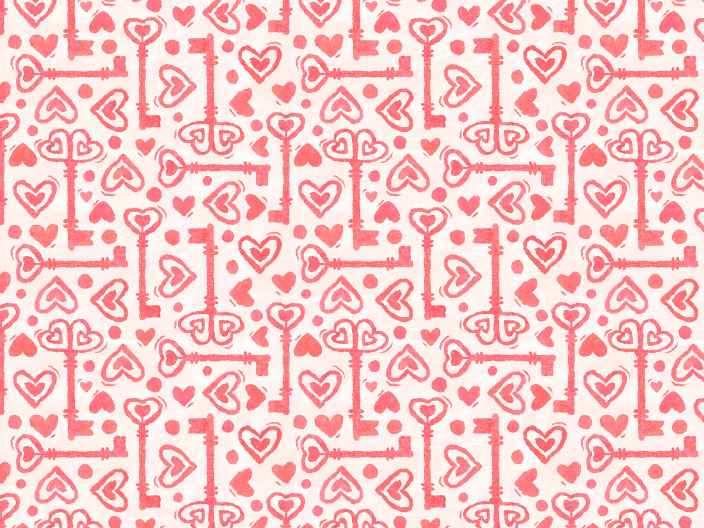 Key to The Heart Pink Wallpaper